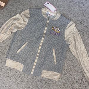 LSU apparel zip up jacket